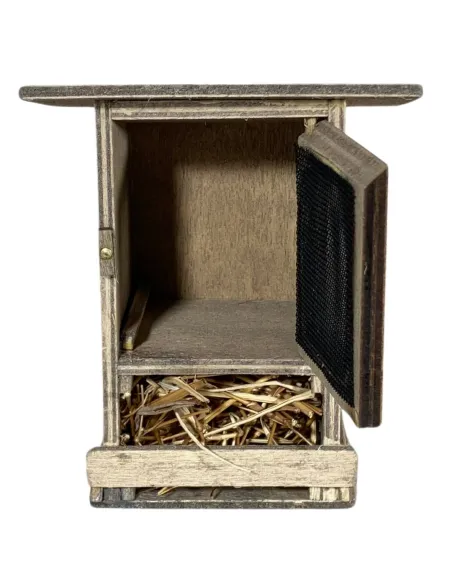 Wooden Chicken Coop for 10–12 cm Nativity Figures