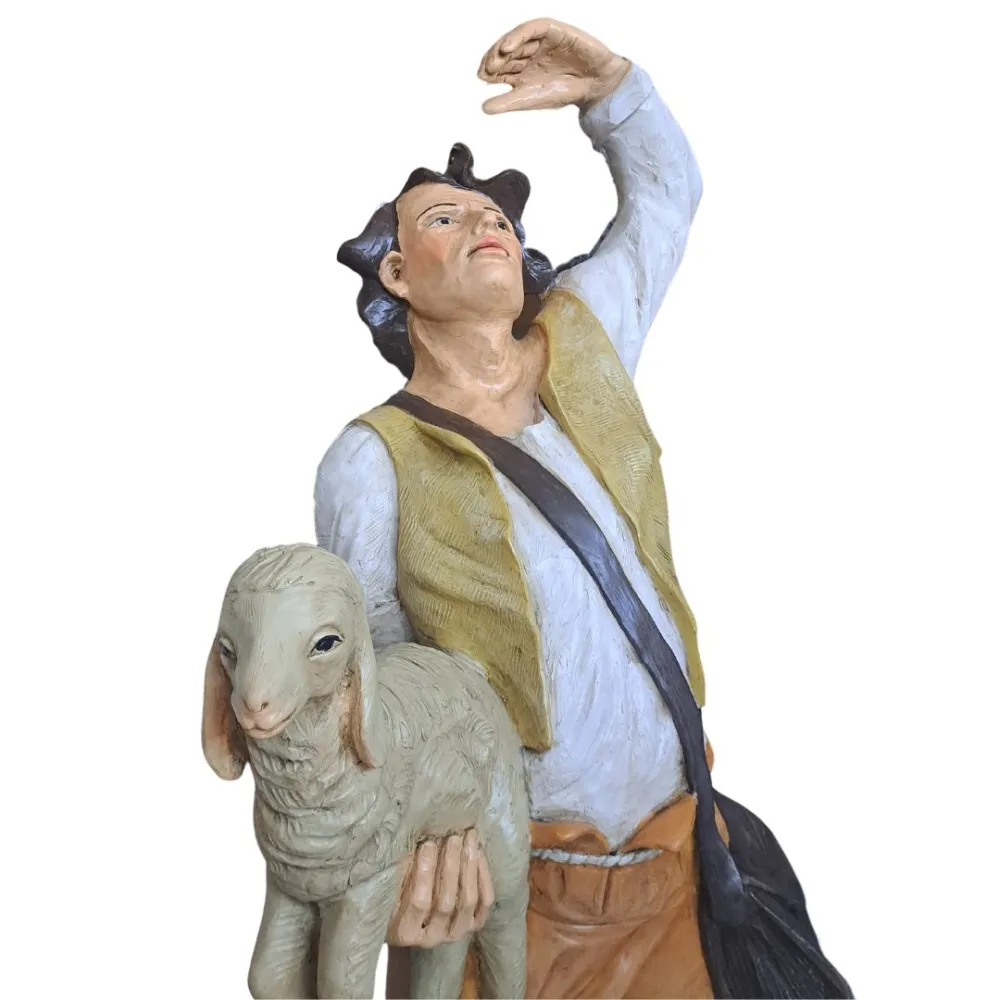 Shepherd with Lamb – Fontanini, 125 cm Series
