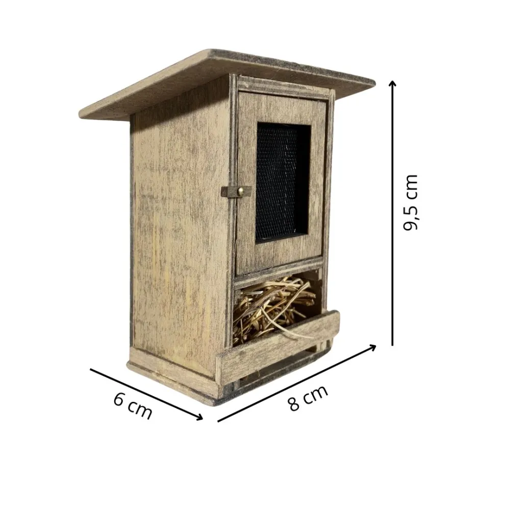 Wooden Chicken Coop for 10–12 cm Nativity Figures