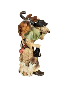 Elderly Man with Dog and Lantern – 12 cm 2
