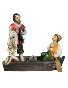Boat with Fisherman and Child – 10 cm 2