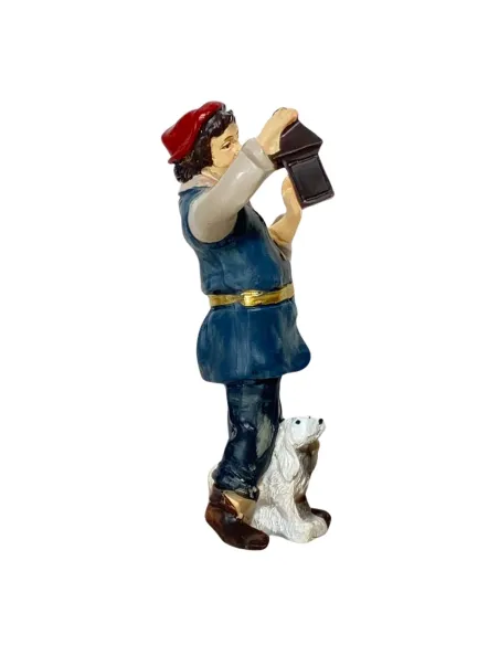 Lamplighter with Dog – 10 cm