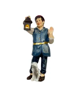 Lamplighter with Dog – 10 cm