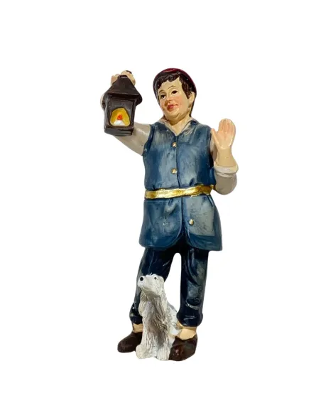 Lamplighter with Dog – 10 cm