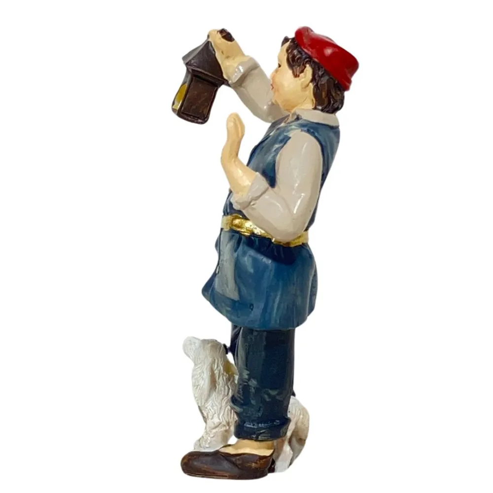 Lamplighter with Dog – 10 cm