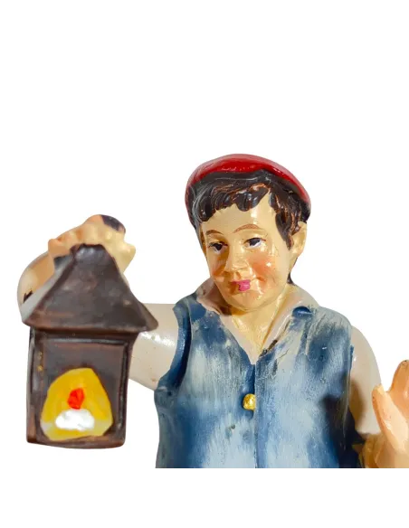 Lamplighter with Dog – 10 cm