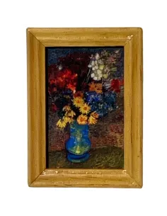 Quadro con vaso di fiori 4,3x5,9 cm per statue da 12 a 20 cm 2