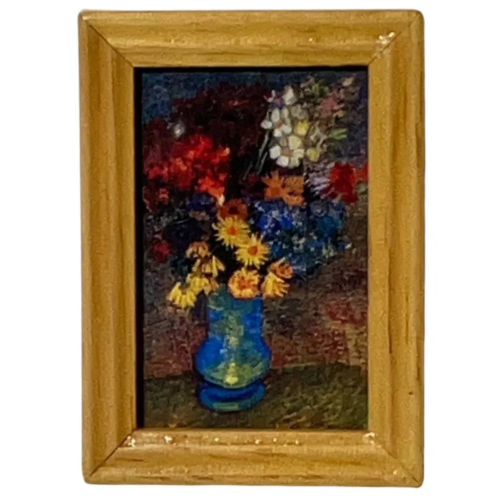 Flower Vase Painting 4,3×5,9 cm for 12–20 cm Nativity Figures