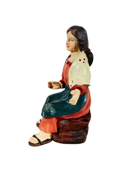 Natività popolare 3 pezzi 12 cm