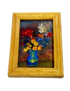 Quadro con vaso di fiori 4,3x5,9 cm per statue da 12 a 20 cm