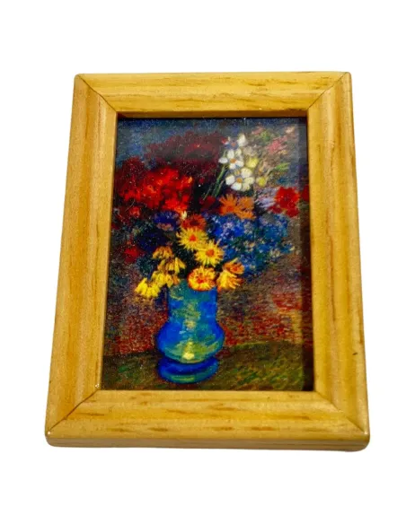 Quadro con vaso di fiori 4,3x5,9 cm per statue da 12 a 20 cm