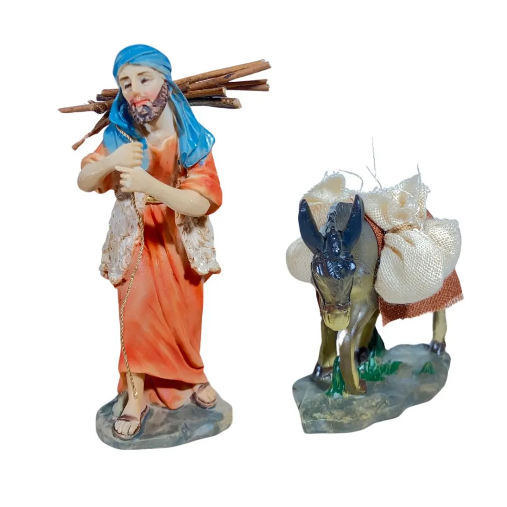 Wayfarer with Donkey – 10 cm