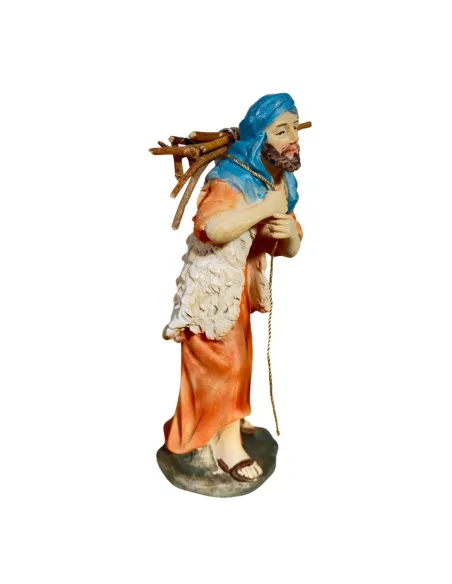 Viandante con asino 10 cm