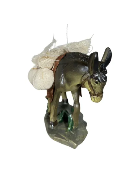 Viandante con asino 10 cm