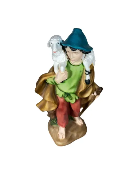 Pastore con agnello in spalla serie 30 cm