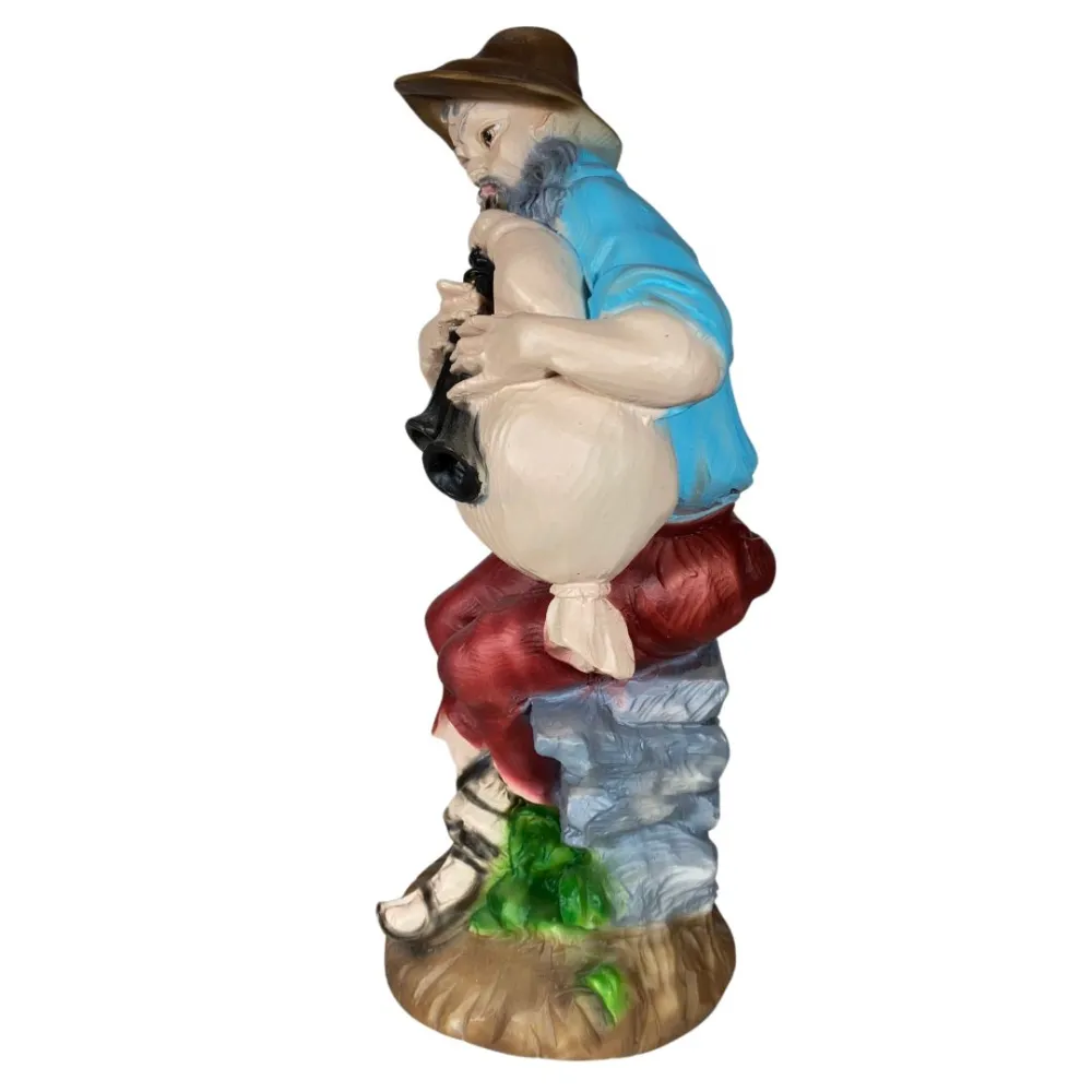 Shepherd Playing Bagpipes – 30 cm Series