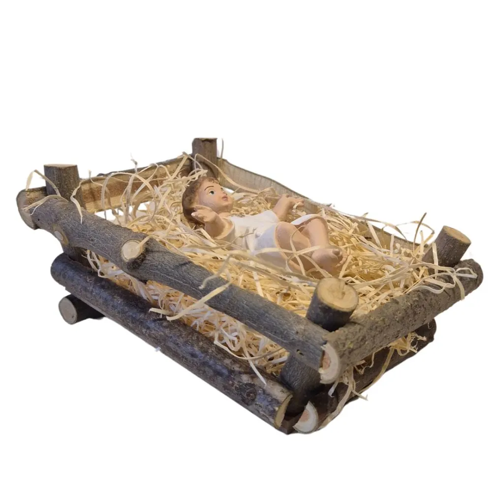 Jesus with Cradle – 28 cm Series