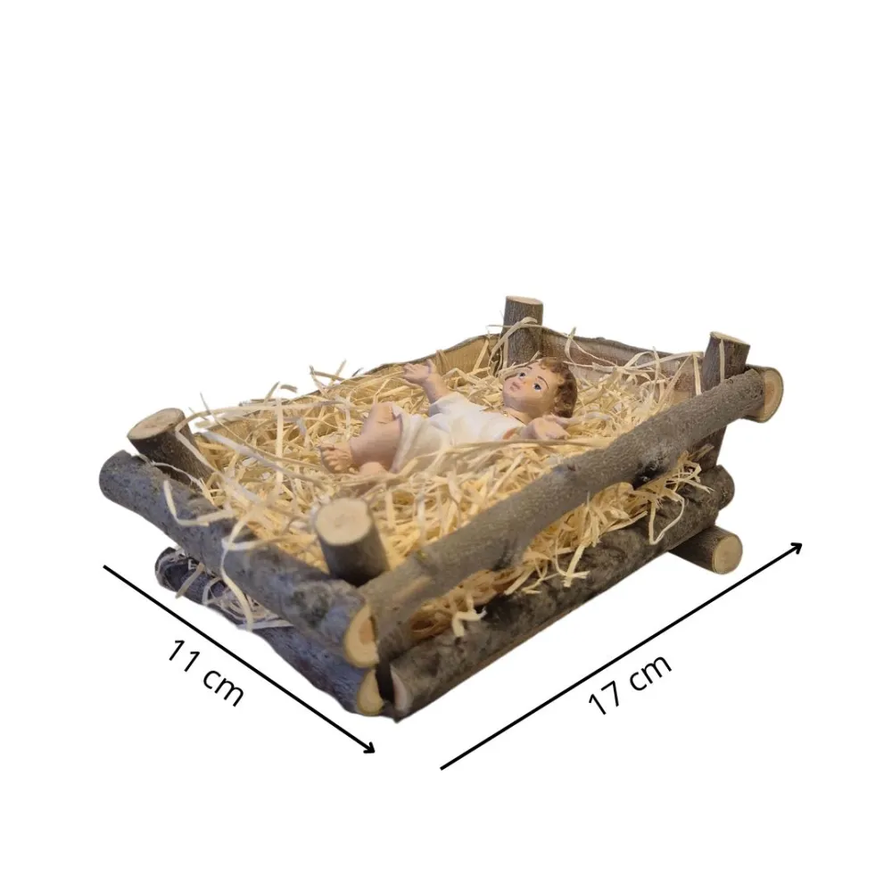 Jesus with Cradle – 28 cm Series