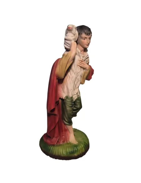 Standing Shepherd with Sheep – 28 cm Series