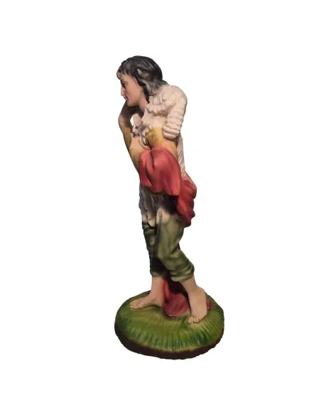 Standing Shepherd with Sheep – 28 cm Series