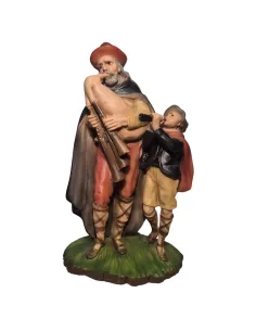 Coppia di zampognari serie 28 cm