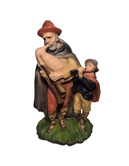 Coppia di zampognari serie 28 cm