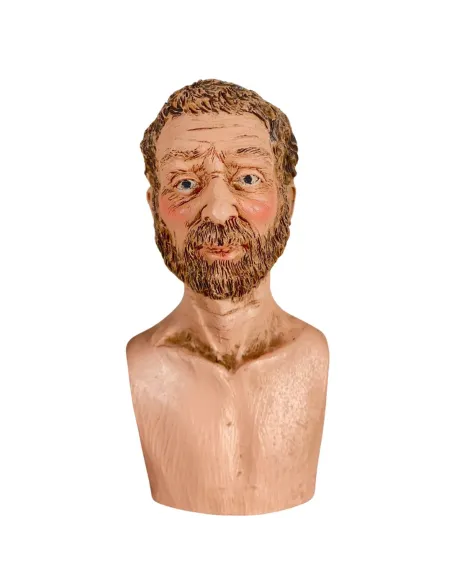 Bearded Man Head for 30 cm Nativity Figures