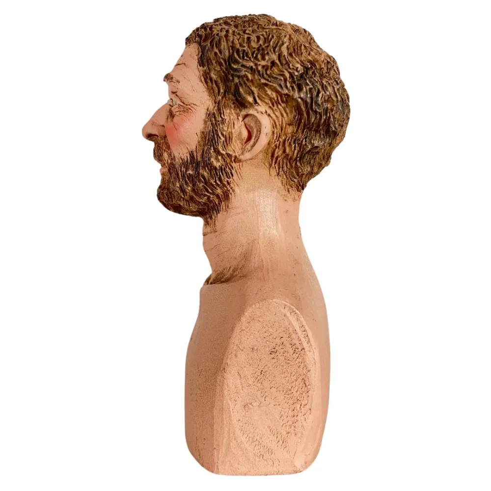 Bearded Man Head for 30 cm Nativity Figures