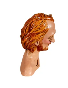 Bearded Man Head with Red Hair for 30 cm Nativity Figures 2