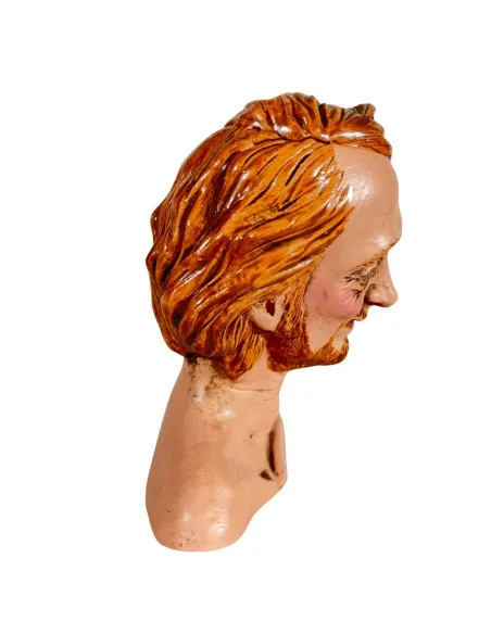 Volto uomo con barba e capelli rossi per 30 cm