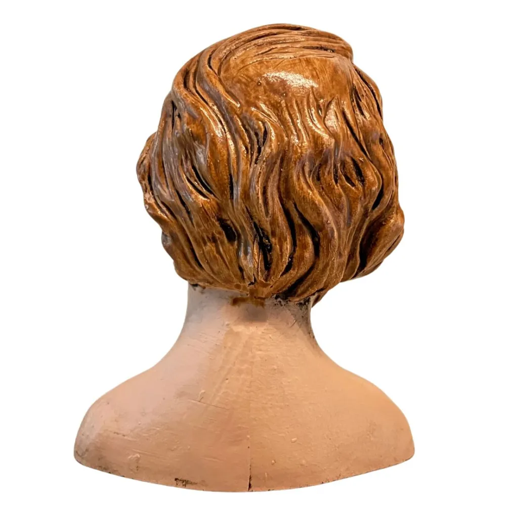 Bearded Man Head with Red Hair for 30 cm Nativity Figures