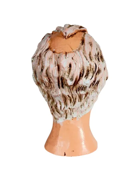 Volto anziano con barba per 30 cm