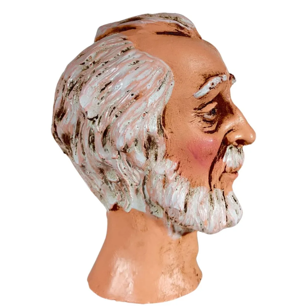 Elderly Bearded Man Head for 30 cm Nativity Figures
