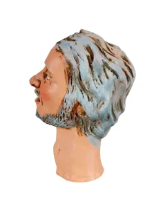 Grey-Haired Man Head for 30 cm Nativity Figures 2
