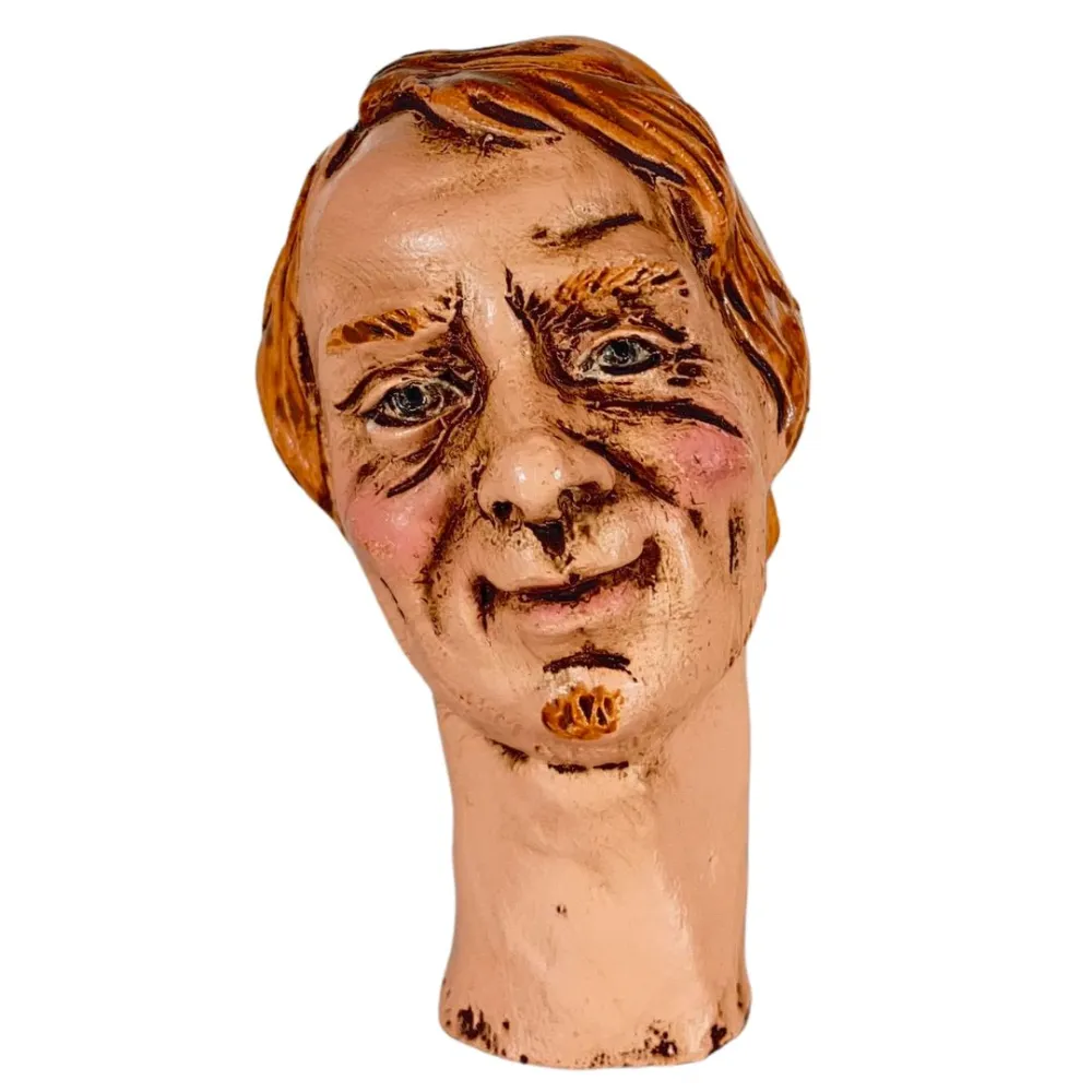 Man Head with Goatee for 30 cm Nativity Figures