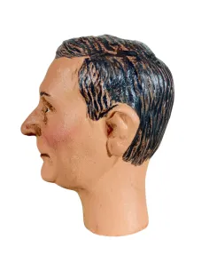 Dark-Haired Man Head for 30 cm Nativity Figures 2