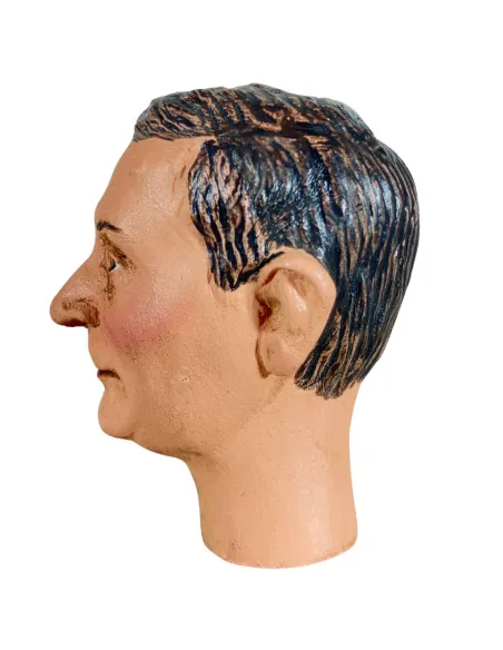 Volto uomo capelli scuri per 30 cm