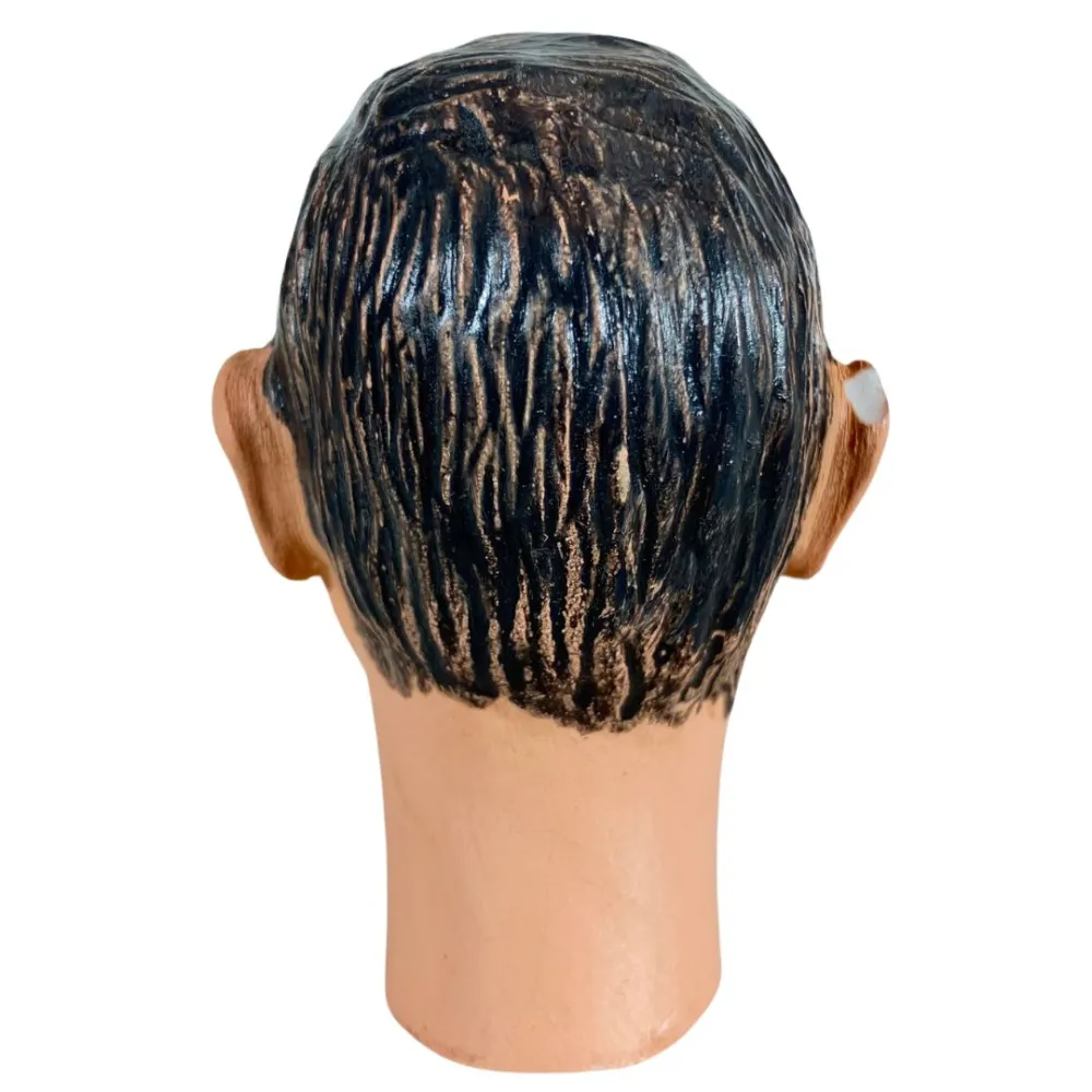 Dark-Haired Man Head for 30 cm Nativity Figures