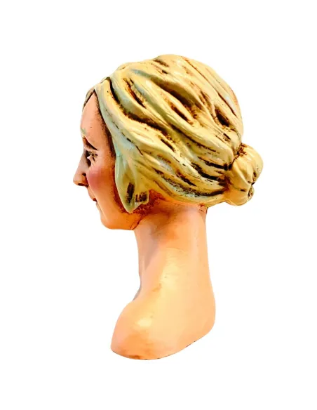 Blonde Woman Head for 30 cm Nativity Figures