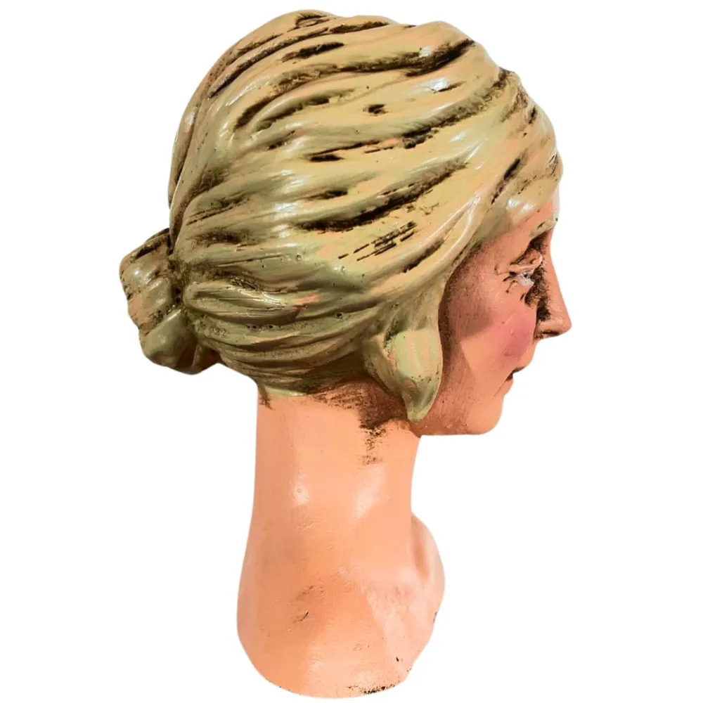 Blonde Woman Head for 30 cm Nativity Figures