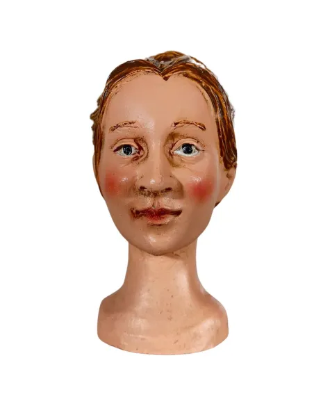 Young Woman Head for 30 cm Nativity Figures
