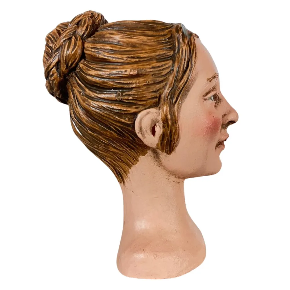 Young Woman Head for 30 cm Nativity Figures