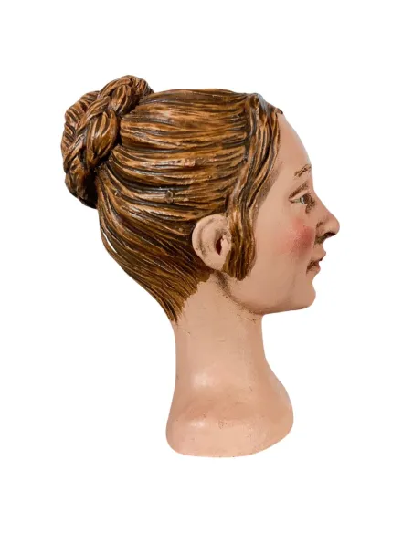 Young Woman Head for 30 cm Nativity Figures