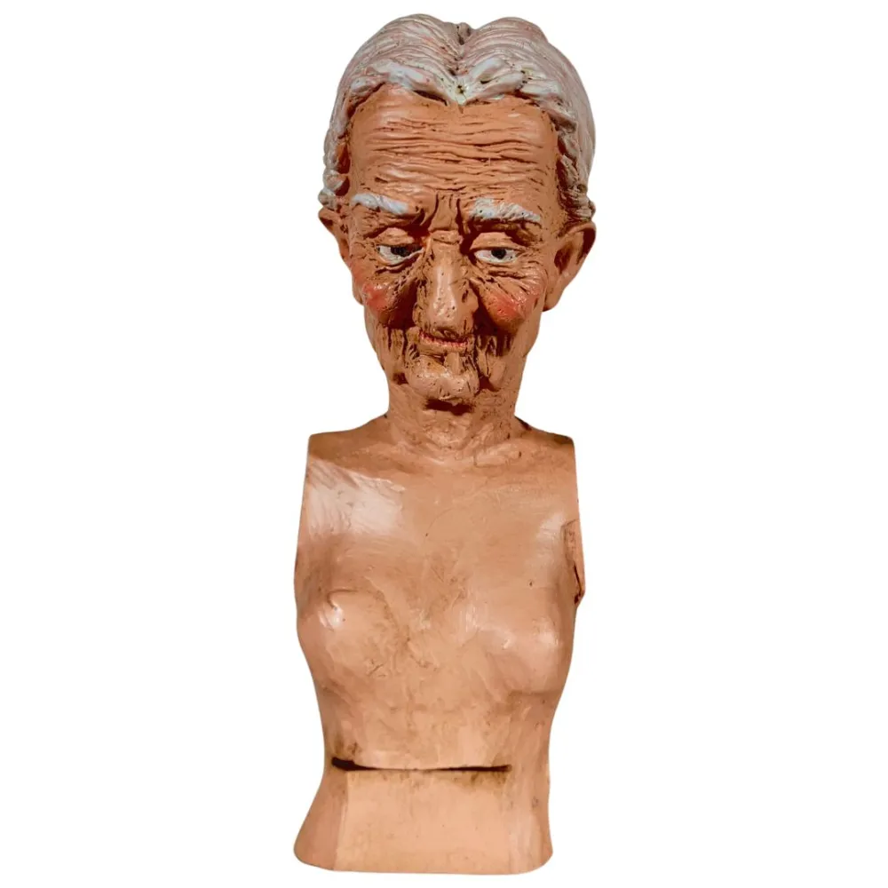 Elderly Woman Head for 30 cm Nativity Figures