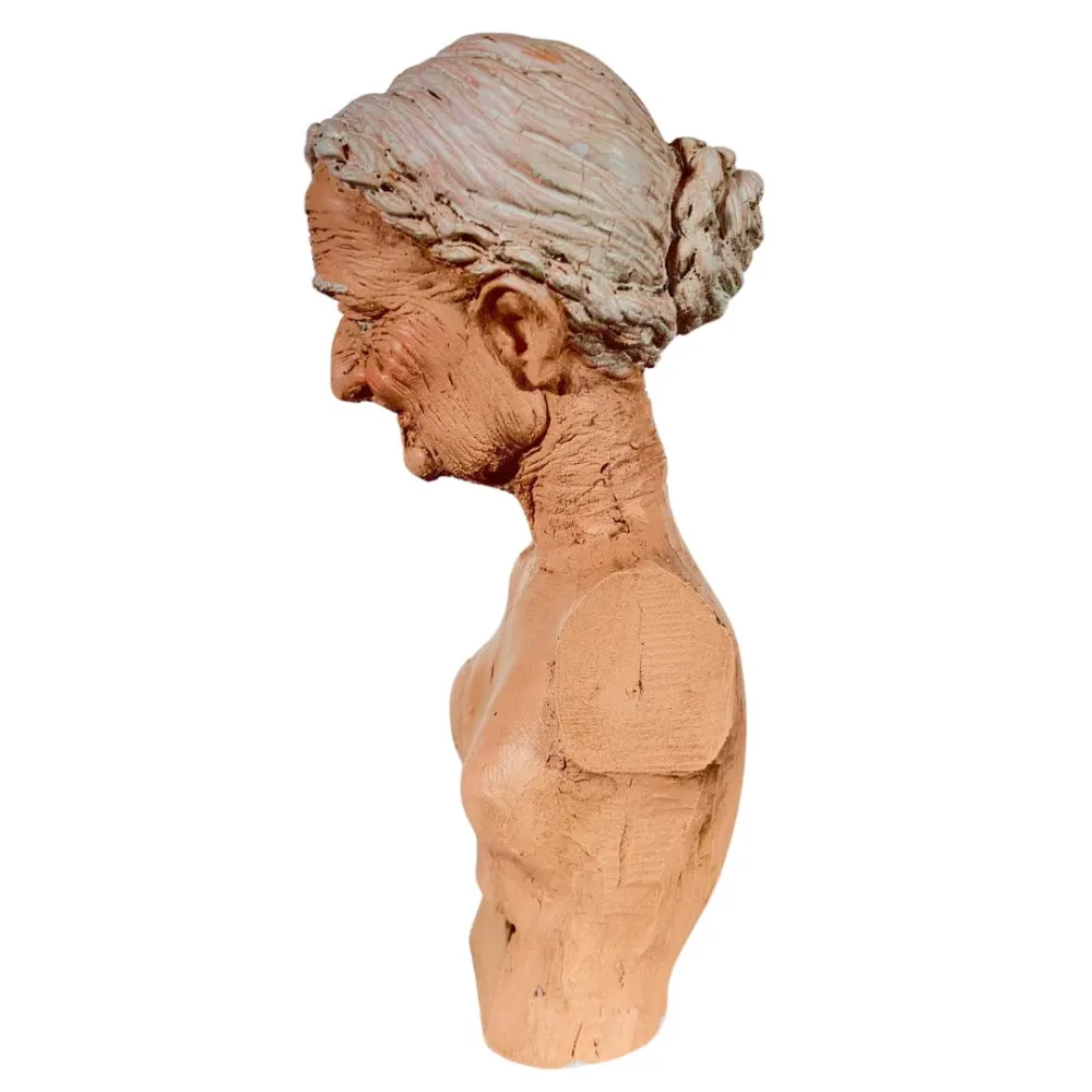 Elderly Woman Head for 30 cm Nativity Figures