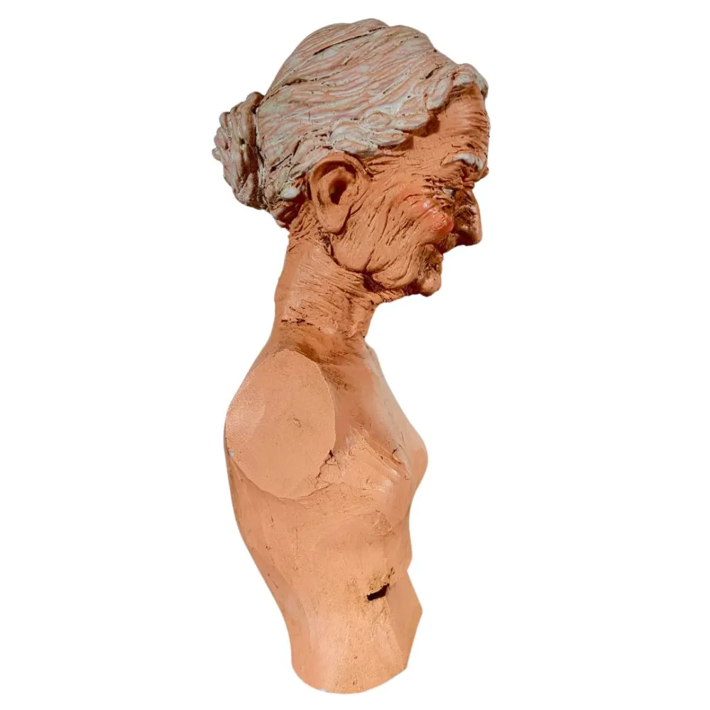 Elderly Woman Head for 30 cm Nativity Figures