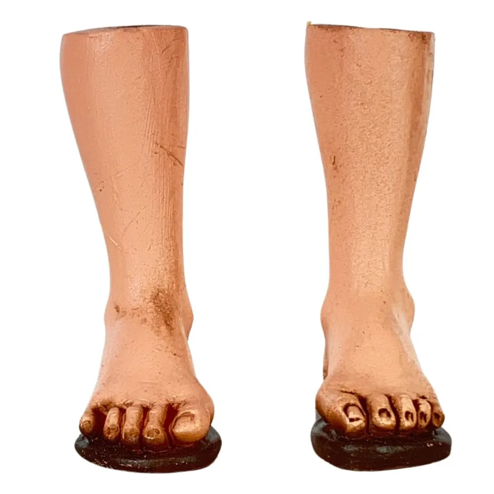 Pair of Man and Woman Feet for 30 cm Nativity Figures