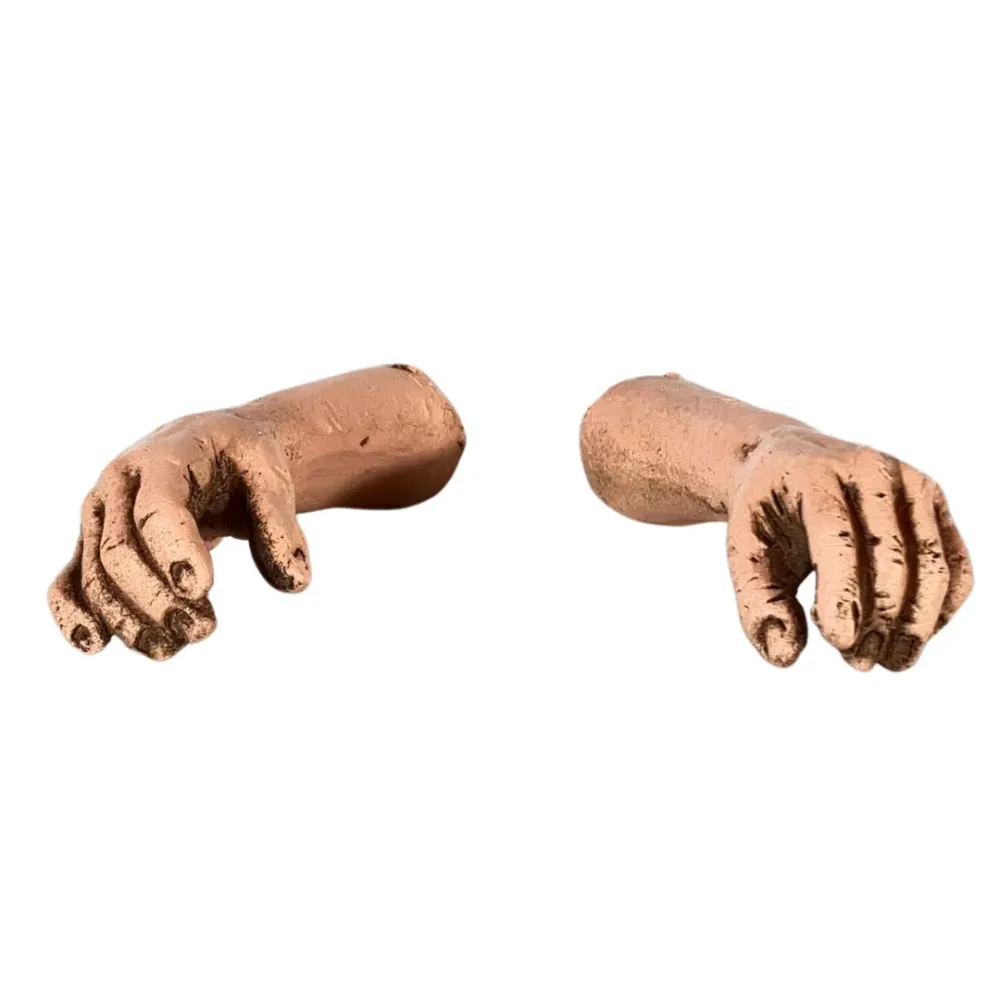 Coppia mani uomo/donna per 30 cm