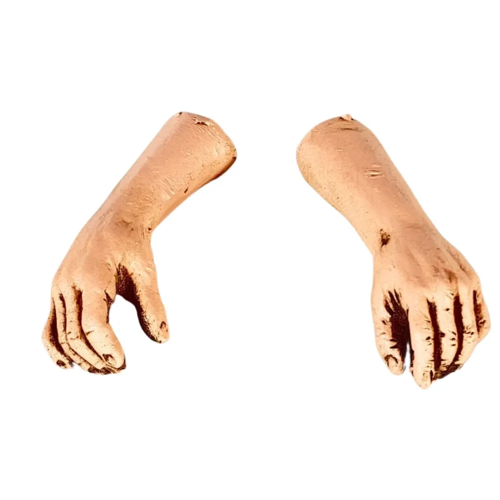 Coppia mani uomo/donna per 30 cm