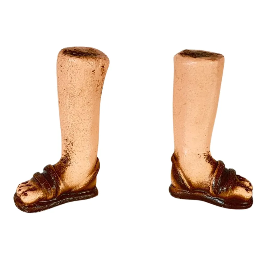 Pair of Child Feet for 30 cm Nativity Figures